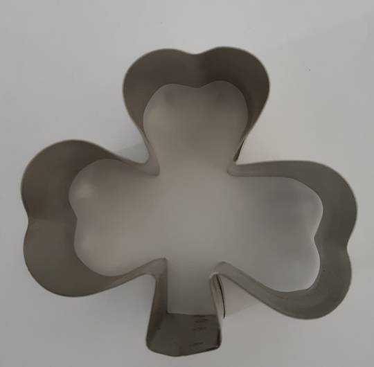 Shamrock Cookie Cutter 3 leaf 60mm